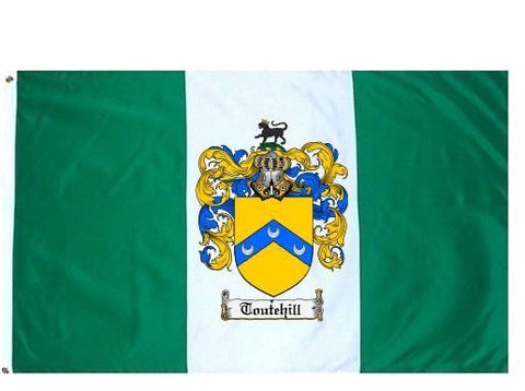 Toutehill family crest coat of arms flag