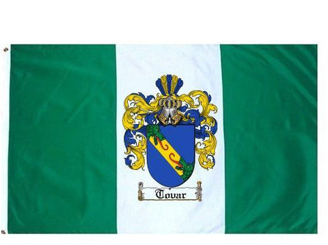 Tovar family crest coat of arms flag