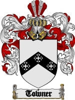 Towner coat of arms family crest download