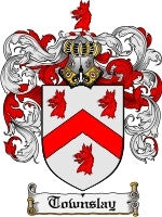 Townslay coat of arms family crest download