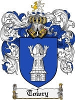 Towry coat of arms family crest download