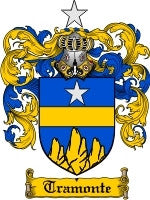 Tramonte coat of arms family crest download