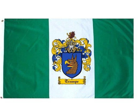 Trampe family crest coat of arms flag