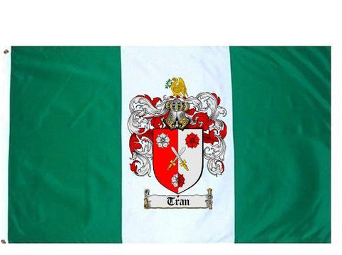 Tran family crest coat of arms flag
