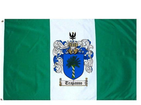 Trapasso family crest coat of arms flag