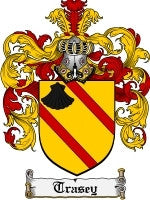 Trasey coat of arms family crest download