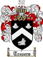 Travers coat of arms family crest download