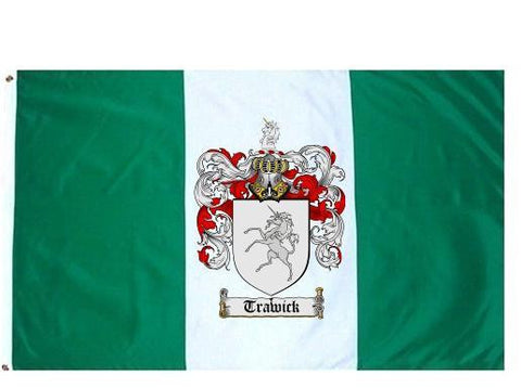 Trawick family crest coat of arms flag