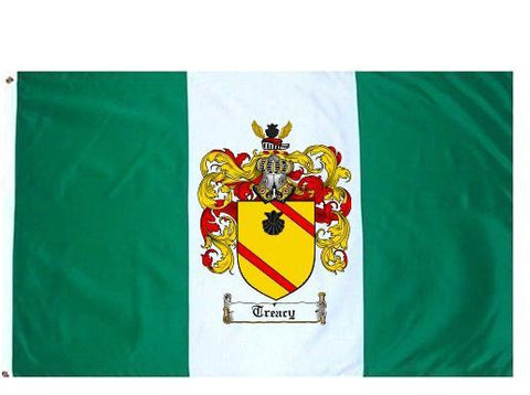 Treacy family crest coat of arms flag
