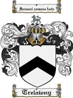 Trelawny coat of arms family crest download