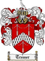 Tremer coat of arms family crest download