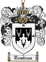 Trestram coat of arms family crest download
