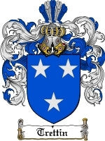 Trettin coat of arms family crest download