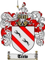 Trew coat of arms family crest download
