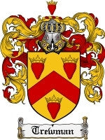 Trewman coat of arms family crest download
