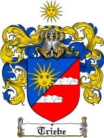 Triebe coat of arms family crest download