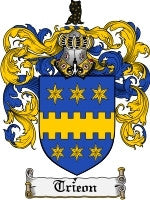 Trieon coat of arms family crest download