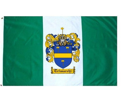 Trimarchi family crest coat of arms flag
