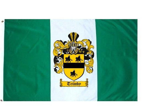 Trimby family crest coat of arms flag