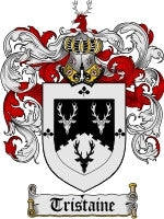 Tristaine coat of arms family crest download