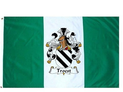Troest family crest coat of arms flag