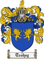Trohey coat of arms family crest download