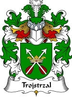 Trojstrzal coat of arms family crest download