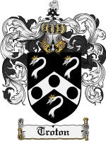 Troton coat of arms family crest download
