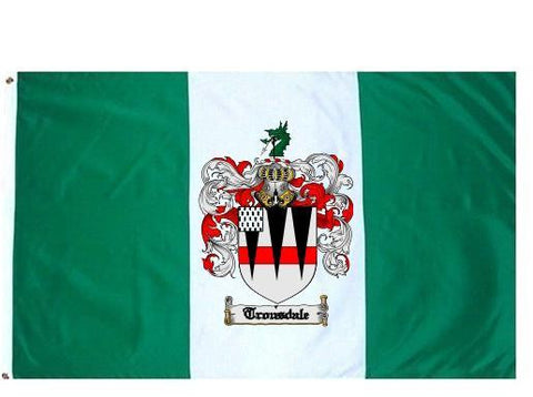 Trousdale family crest coat of arms flag