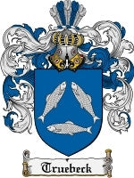 Truebeck coat of arms family crest download