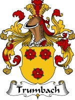 Trumbach coat of arms family crest download