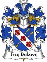 Trzy'Bulawy coat of arms family crest download