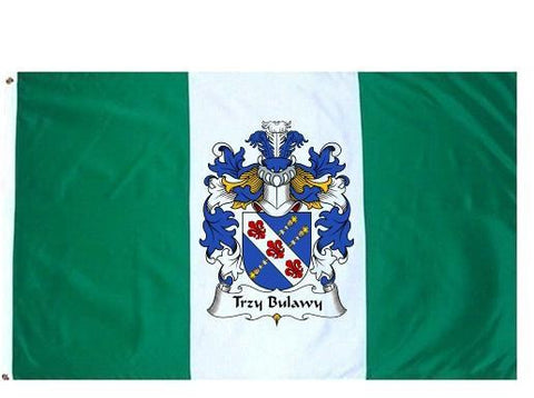 Trzybulawy family crest coat of arms flag