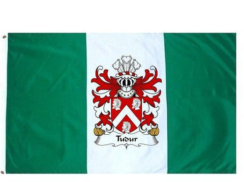 Tudur family crest coat of arms flag