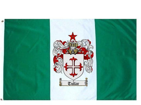 Tullar family crest coat of arms flag