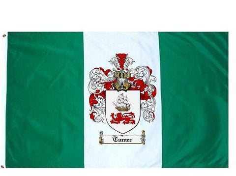 Tumee family crest coat of arms flag