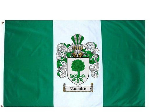 Tumilty family crest coat of arms flag