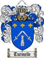 Turmelle coat of arms family crest download