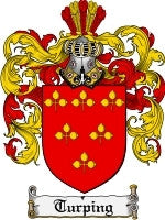 Turping coat of arms family crest download