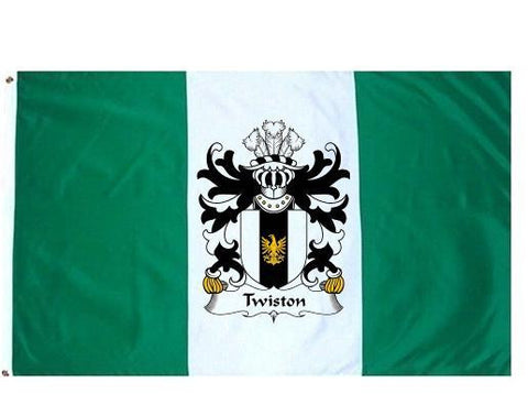 Twiston family crest coat of arms flag