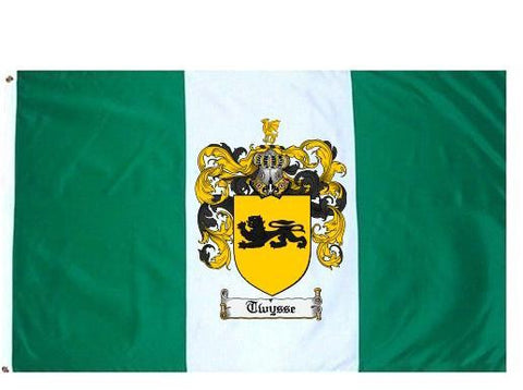 Twysse family crest coat of arms flag