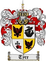 Tyre coat of arms family crest download