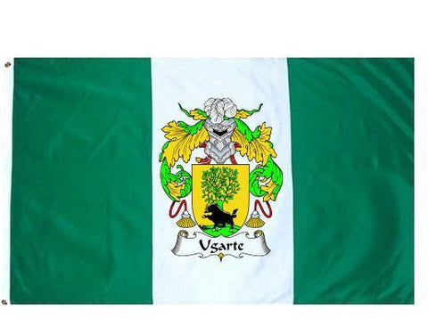 Ugarte family crest coat of arms flag