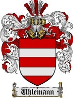 Uhlemann coat of arms family crest download