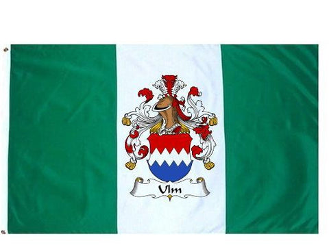 Ulm family crest coat of arms flag