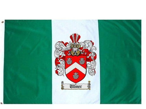 Ulmer family crest coat of arms flag