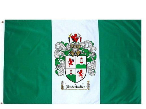 Underkofler family crest coat of arms flag