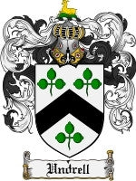 Undrell coat of arms family crest download