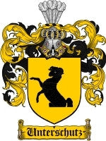 Unterschutz coat of arms family crest download