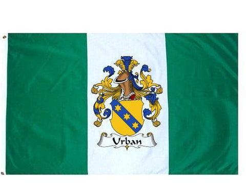 Urban family crest coat of arms flag